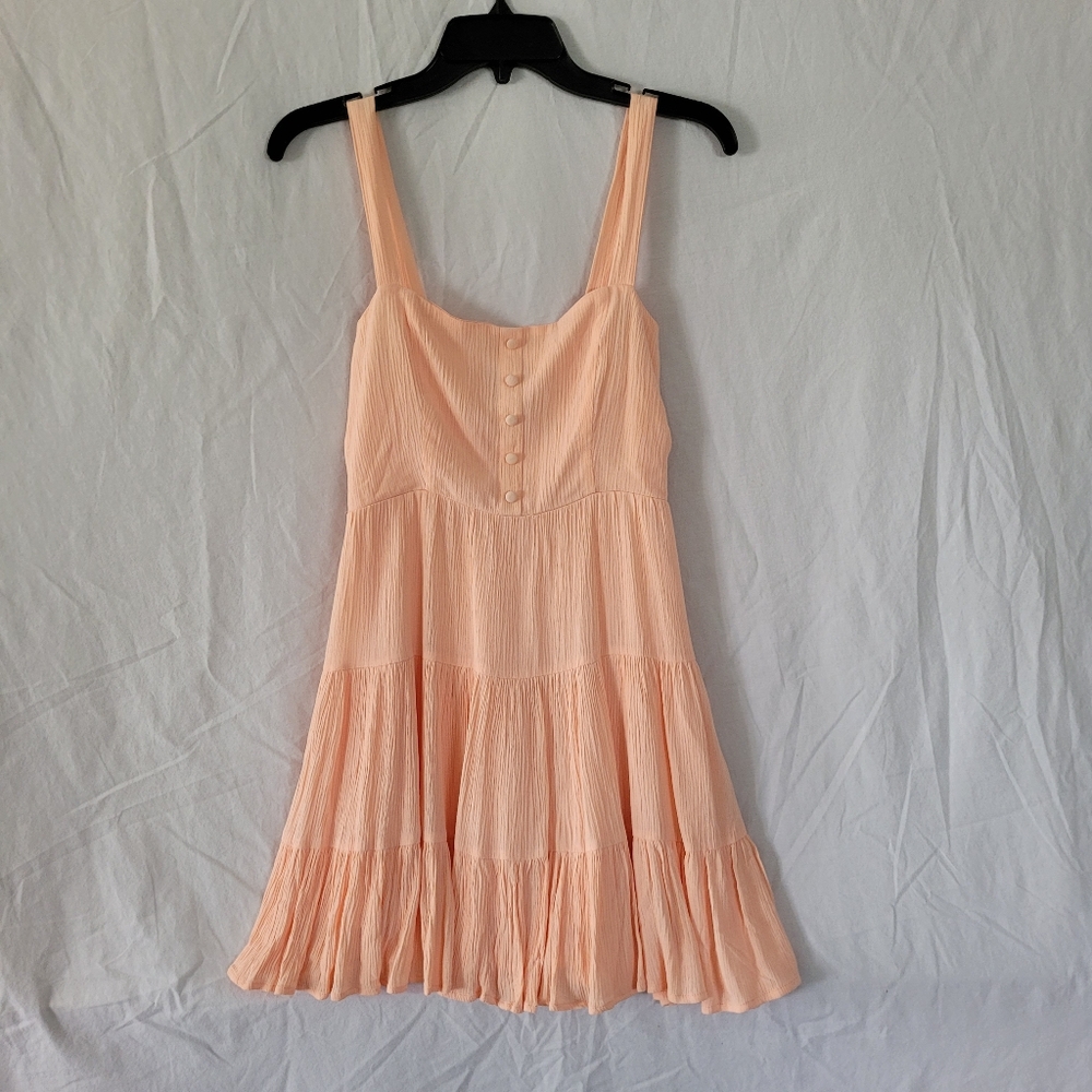 Forever 21 Peach Sleeveless Kids Dress